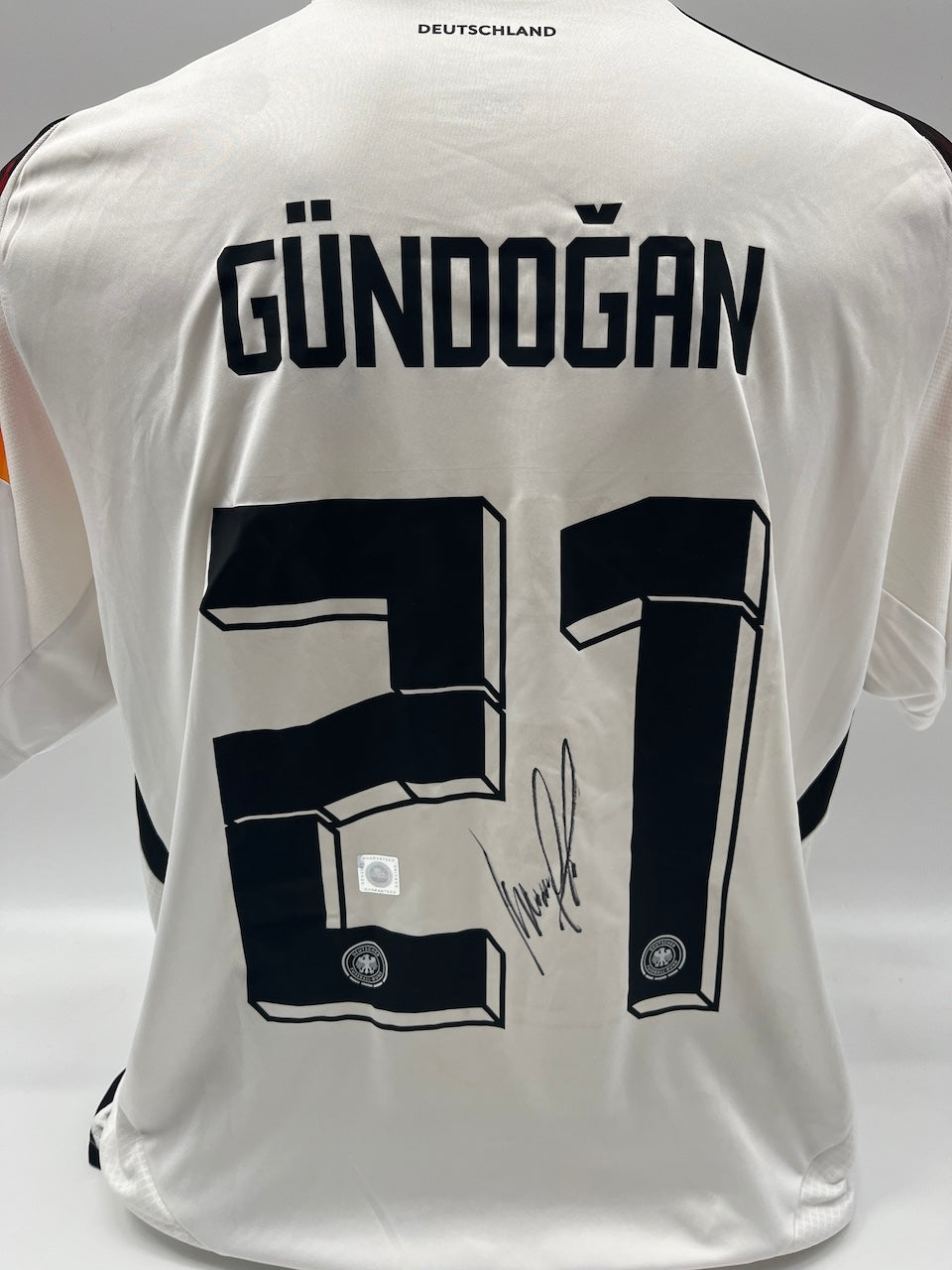 DFB Trikot Ilkay Gündogan signiert Deutschland Autogramm COA XL