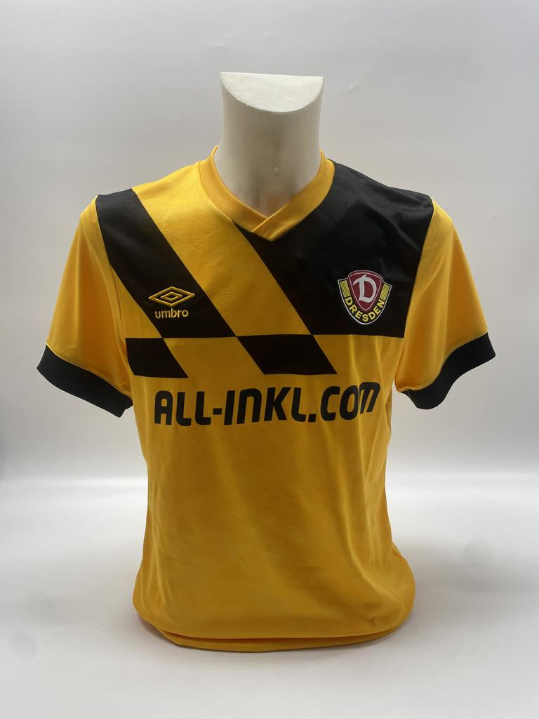 Dynamo Dresden Trikot Matthias Sammer signiert Umbro COA Deutschland Autogramm M