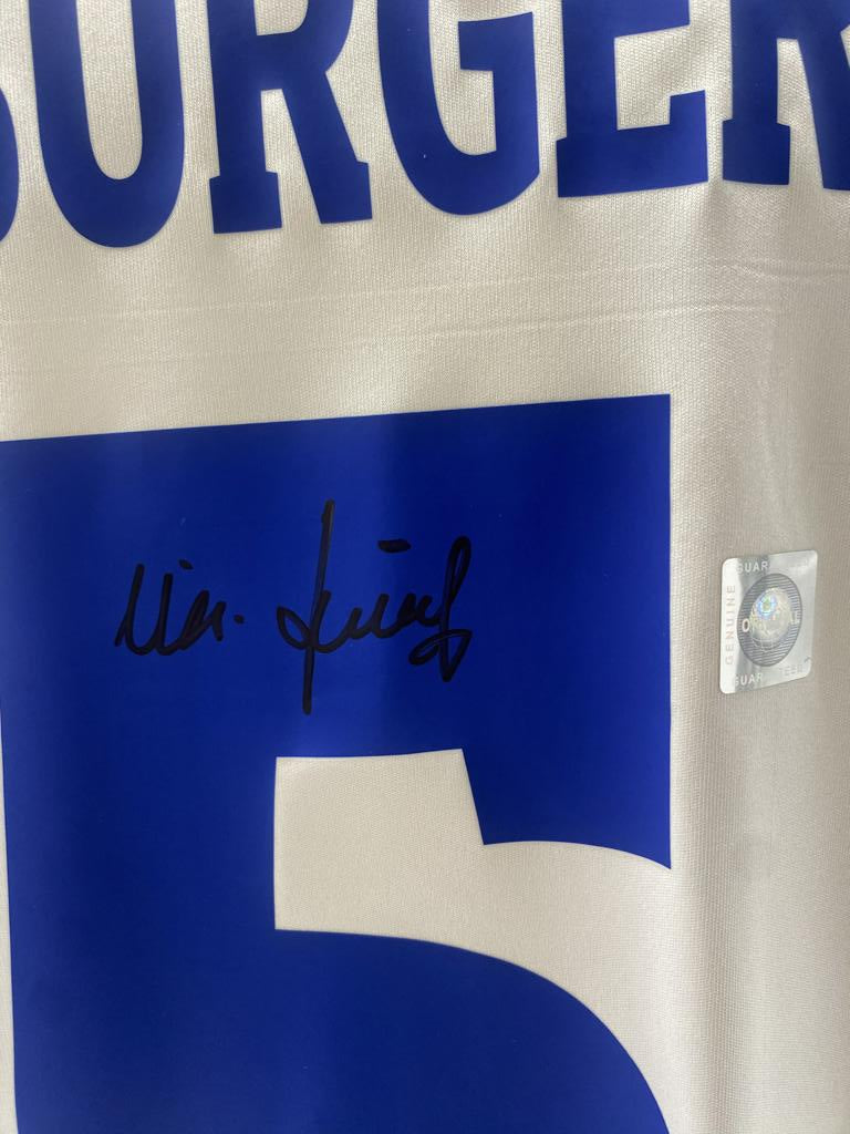 Hamburger Sportverein Willi Schulz signiert HSV Autogramme Adidas XL