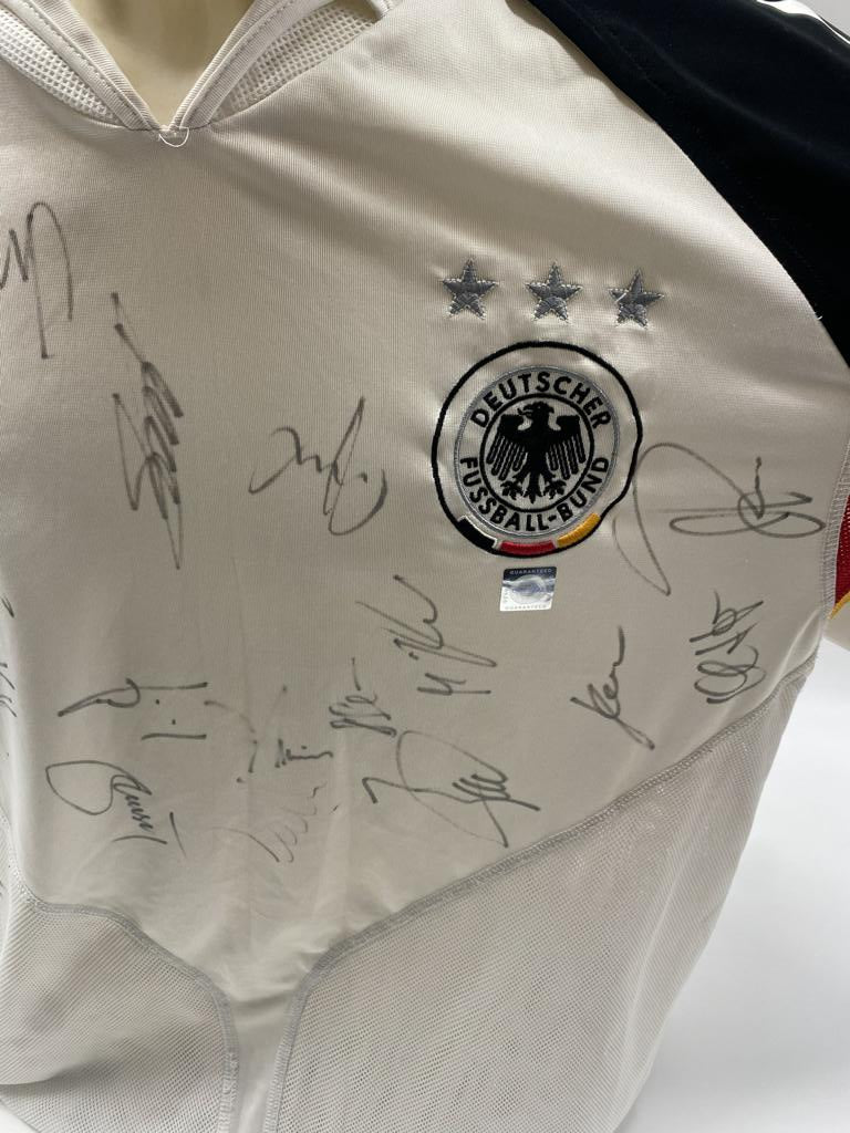 Deutschland Trikot EM 2004 Teamsigniert DFB Adidas XL