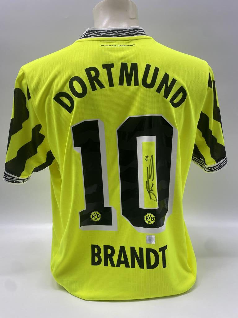 Borussia Dortmund Trikot Julian Brandt signiert Puma COA Autogramm L