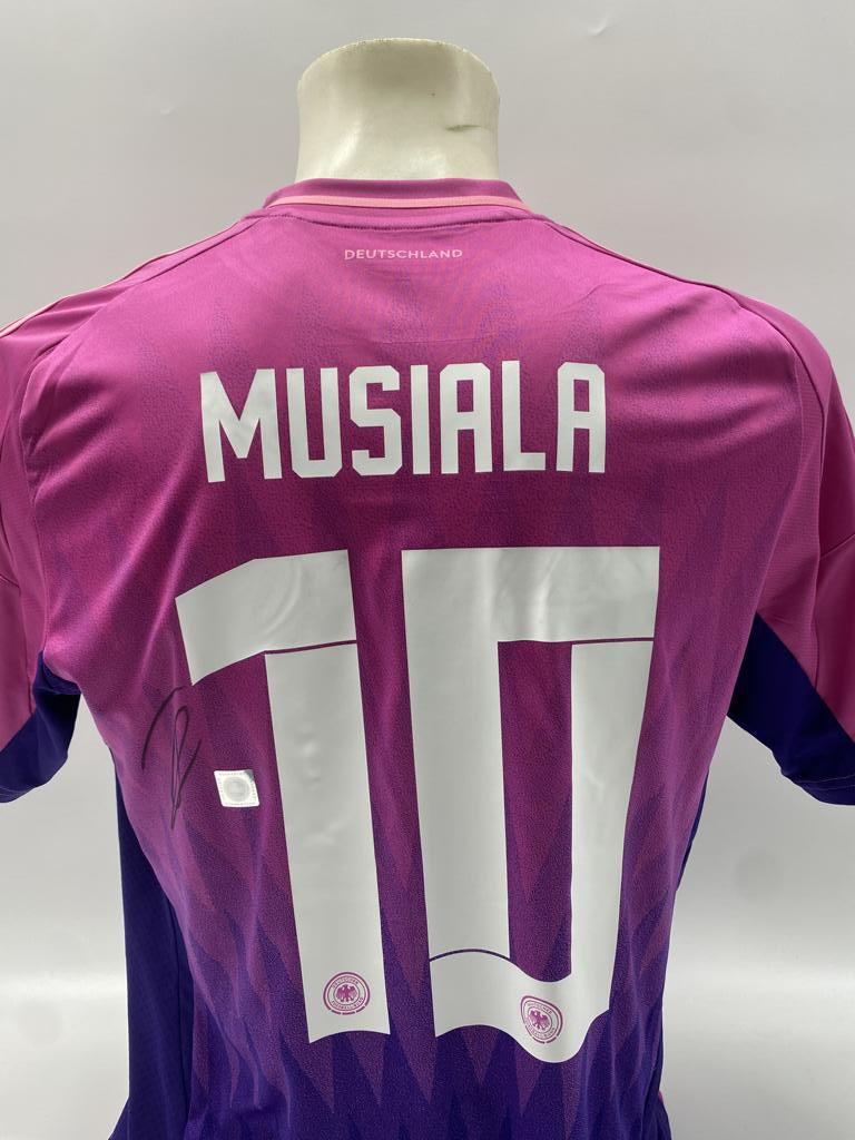 DFB Trikot Jamal Musiala signiert Adidas COA Deutschland Autogramm M