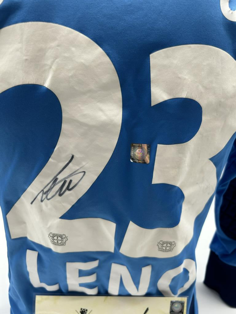 Bayer Leverkusen goalkeeper bernd Leno signed autograph Bundesliga 164