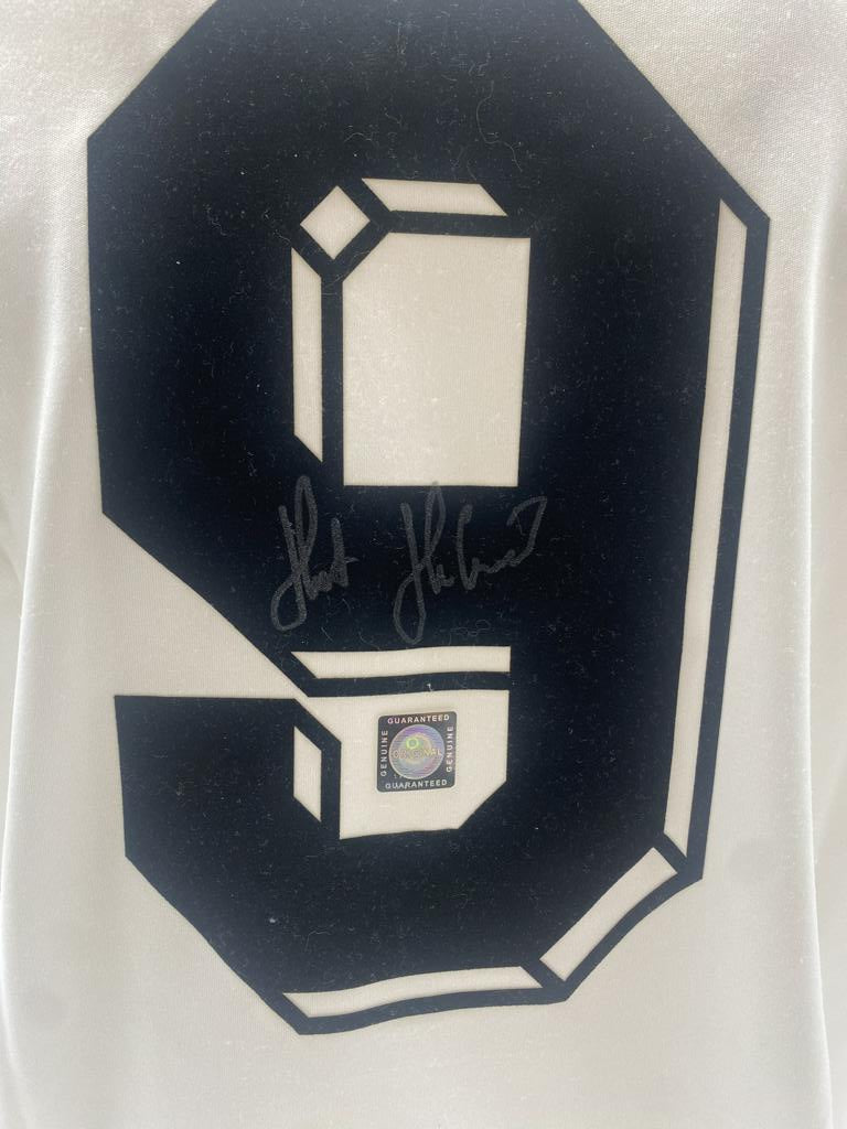DFB Trikot Horst Hrubesch signiert Adidas COA Deutschland Autogramm M
