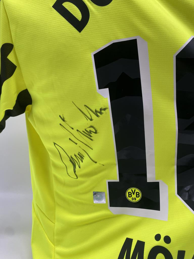 Borussia Dortmund Trikot Andreas Möller signiert Puma COA Autogramm L