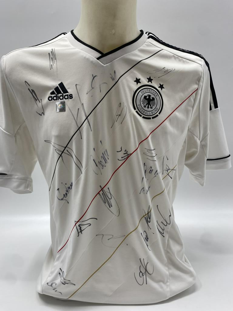 Germany Jersey Euro 2012 Team Signed DFB Adidas L