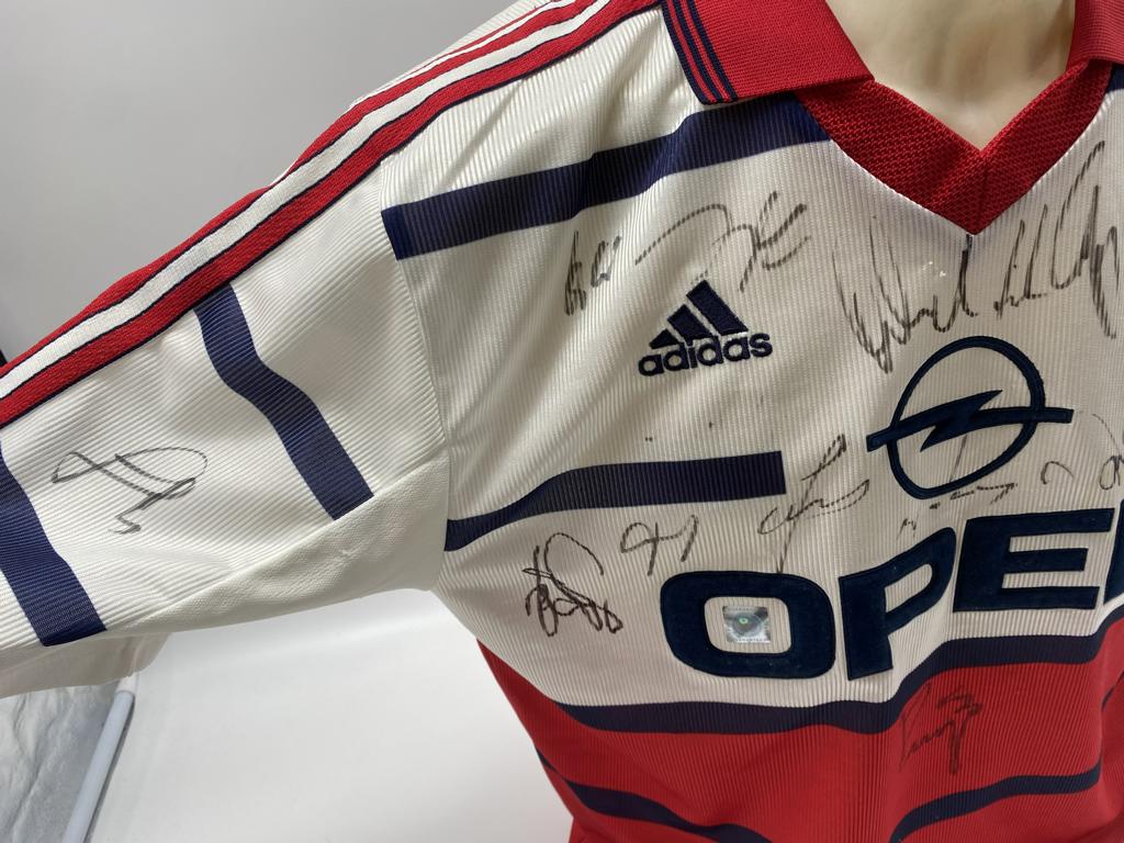 Bayern München Trikot 1999/2000 Teamsigniert Autogramm COA Adidas M