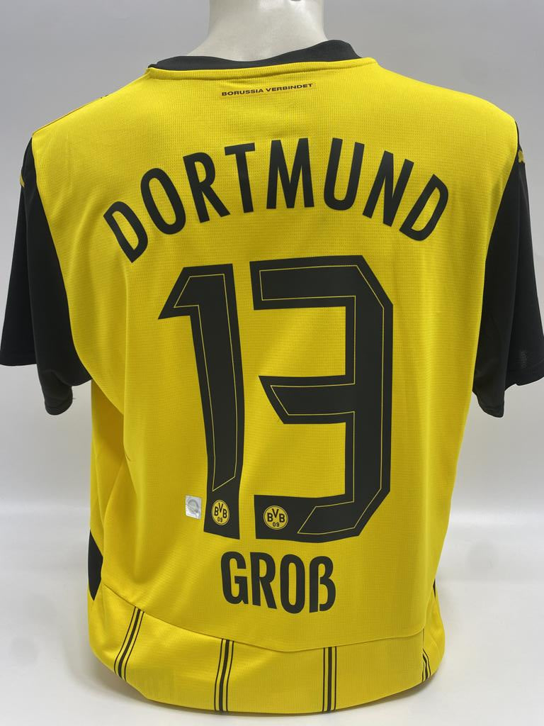 Borussia Dortmund jersey signed by Pascal Groß, Puma COA, autographed, size L