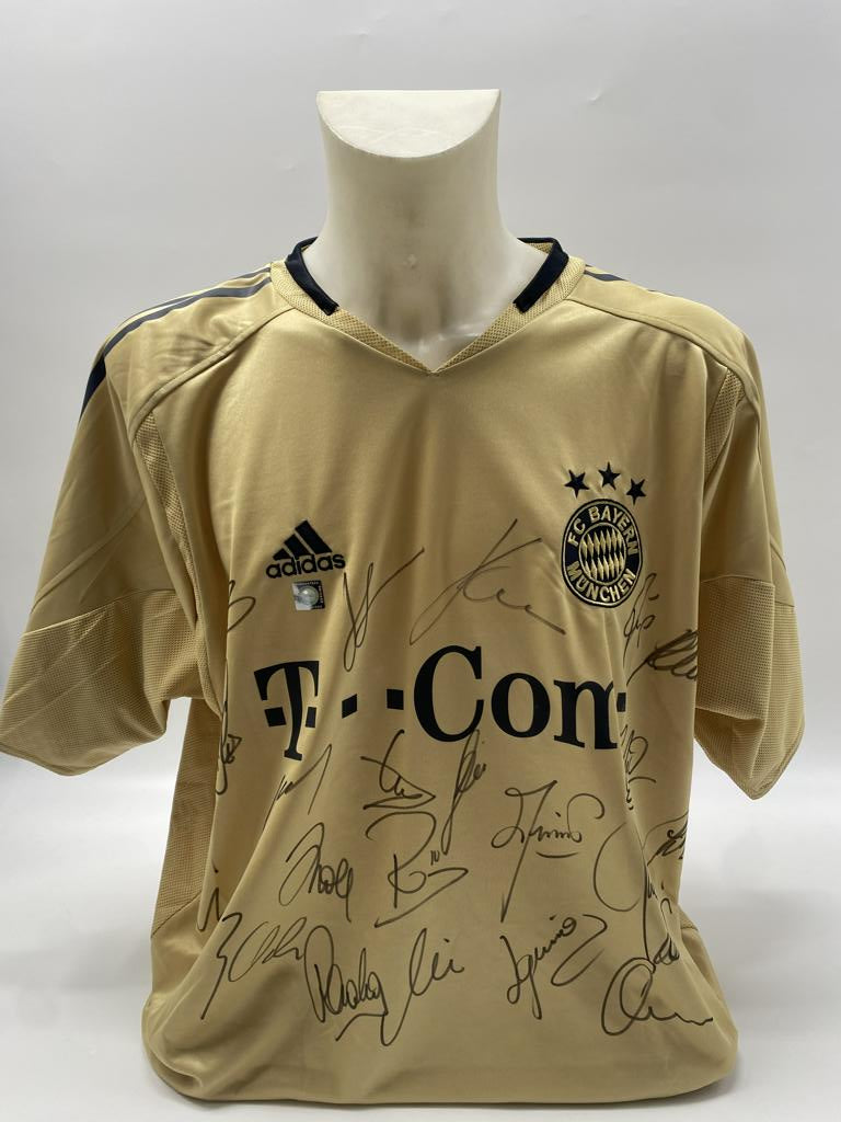 Bayern München Trikot 2005/2006 Teamsigniert Autogramm COA Adidas XL