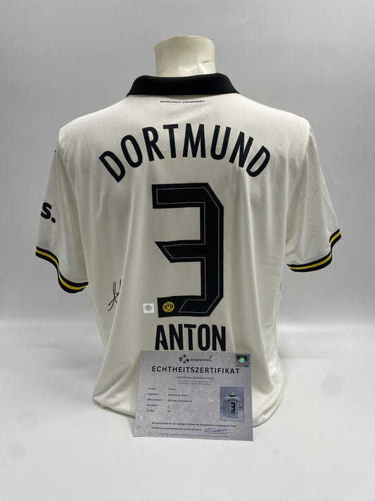 Borussia Dortmund Trikot Waldemar Anton signiert Puma COA  Autogramm XL