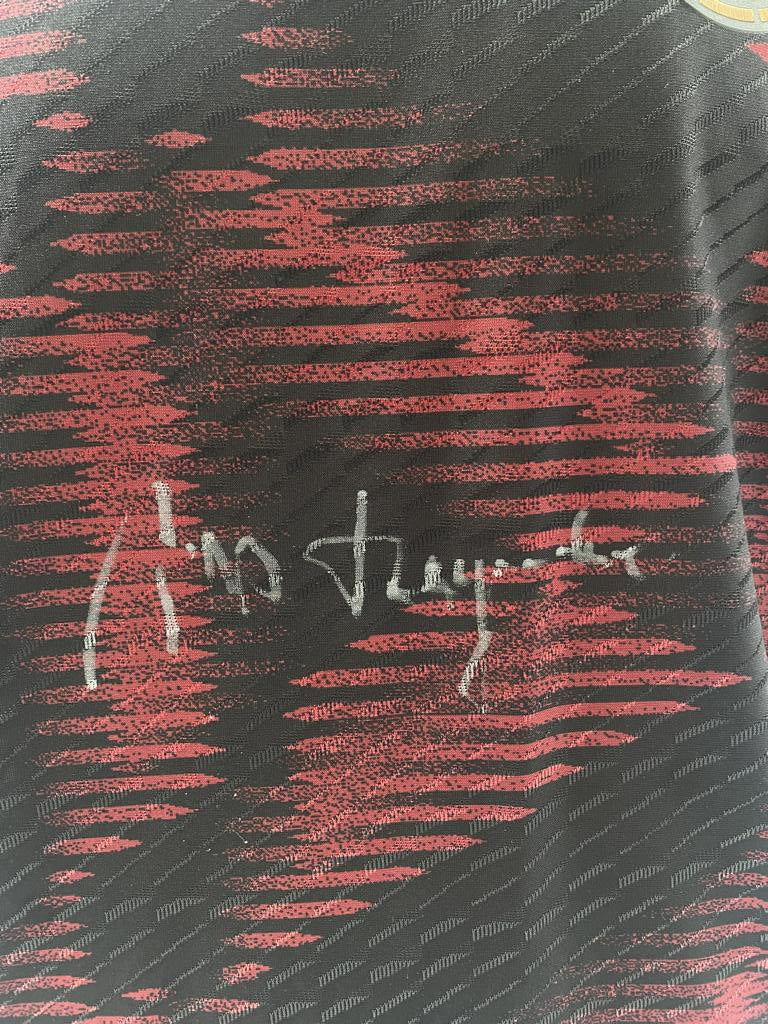 DFB jersey Jupp Heynckes signed Adidas COA Germany autograph L