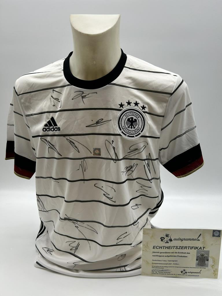 Germany jersey em 2021 team signed DFB COA football autograph Adidas L