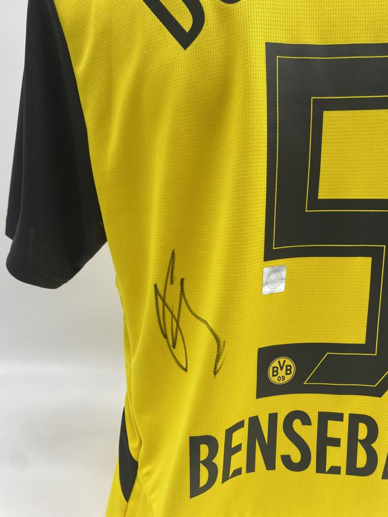 Borussia Dortmund Trikot Ramy Bensebaini signiert Puma COA Autogramm L