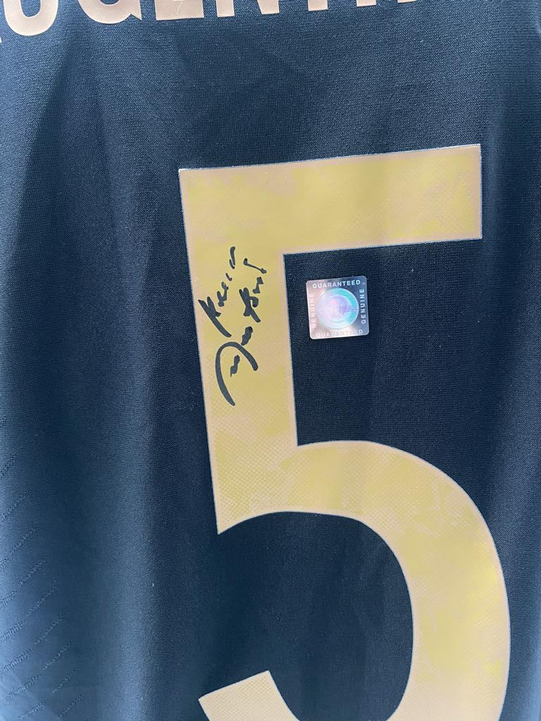 DFB Trikot Klaus Augenthaler signiert Adidas COA Deutschland Autogramm M