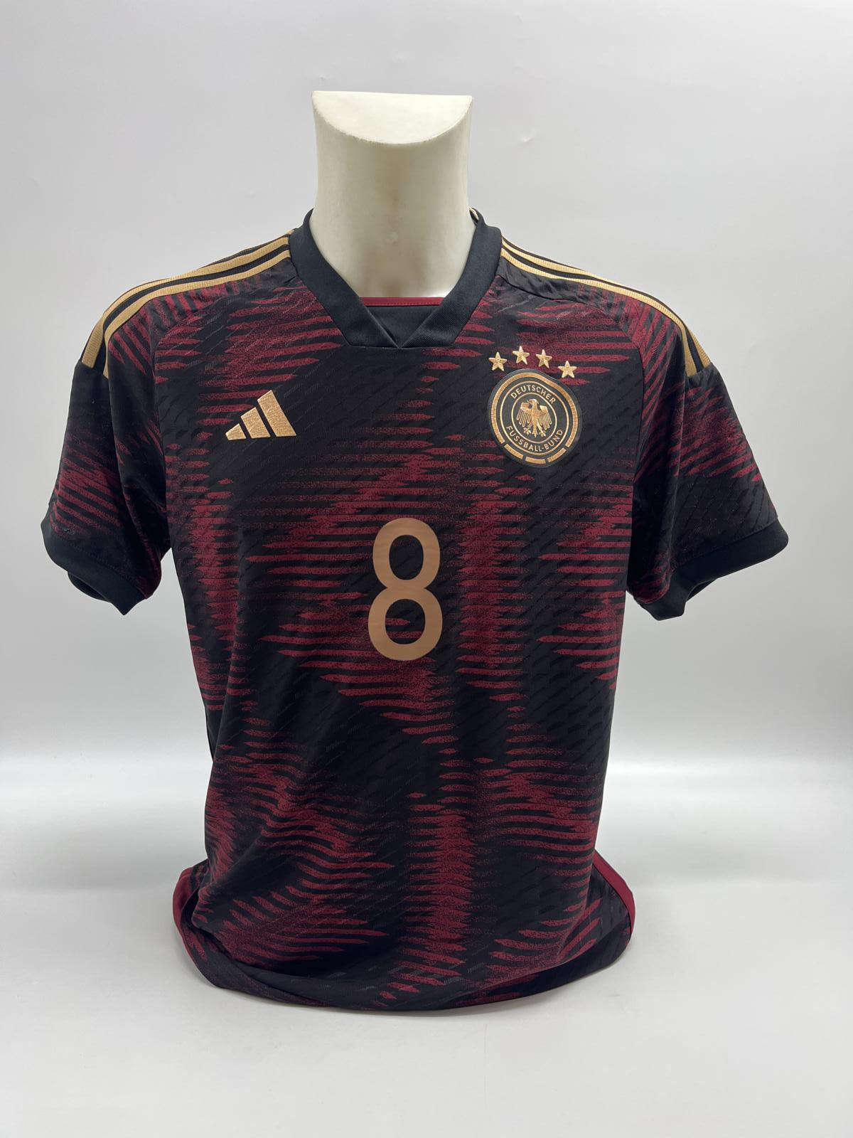 DFB jersey Thomas Häßler signed Adidas COA Germany Autograph M