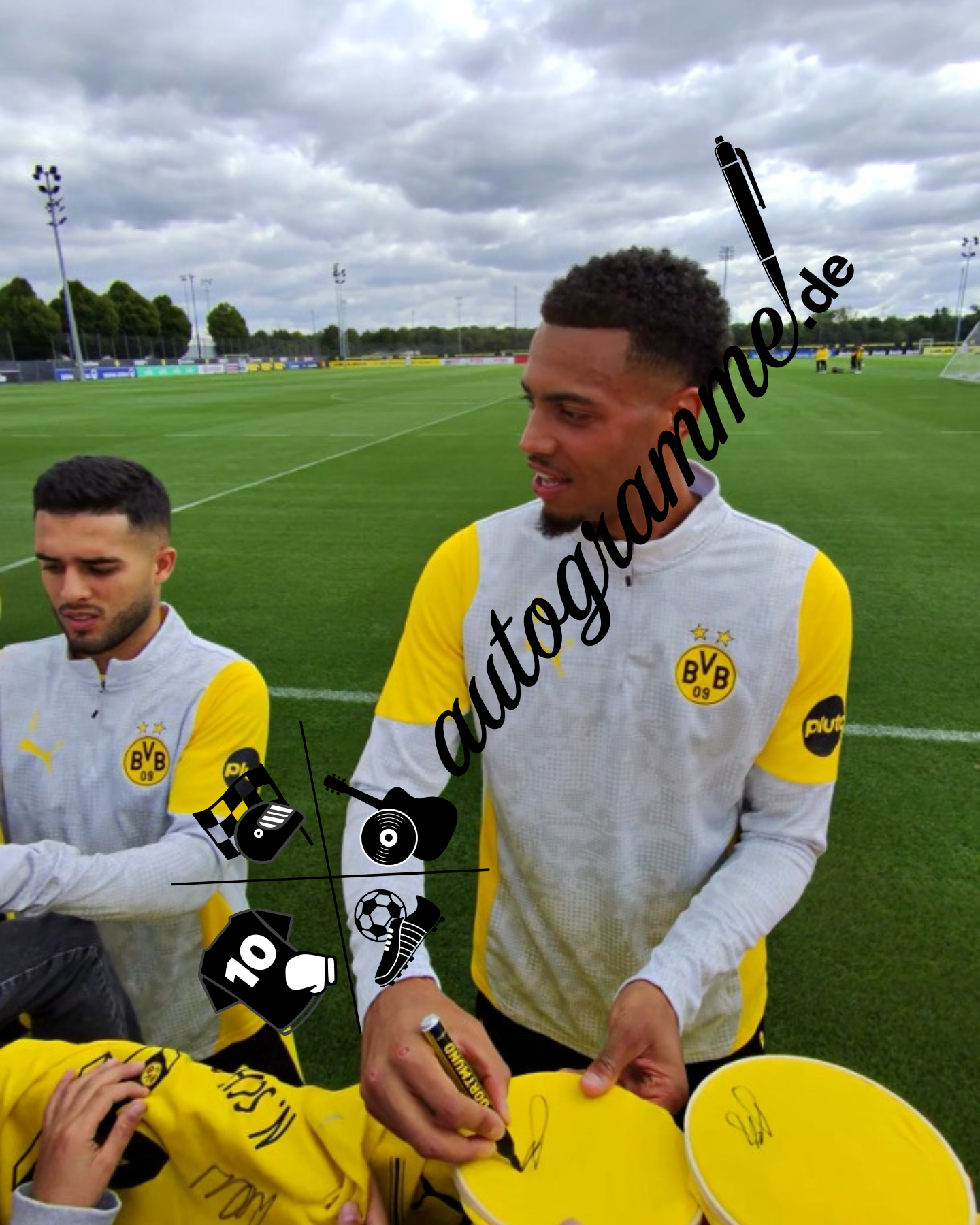 Borussia Dortmund Authentic Jersey Felix Nmecha signed BVB Puma M