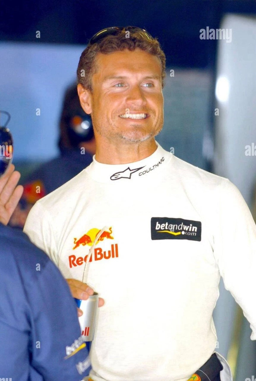 David Coulthard Formel 1 getragen und signierte Rennunterwäsche Nomex COA