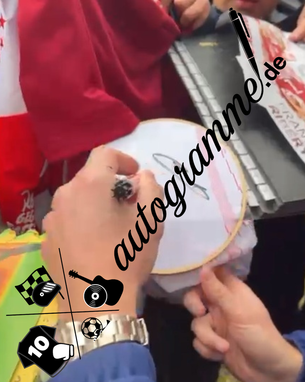 Bayern München Trikot Franck Ribery signiert Autogramm Adidas COA M