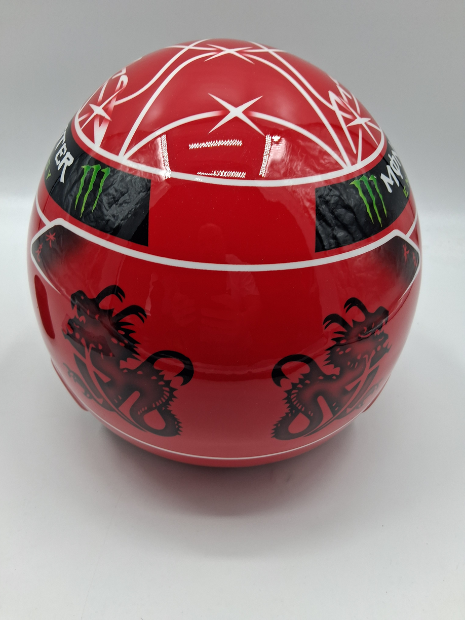 Michael Schumacher Formel 1 Helm Unterschrift und Echtheitszertifikat 1:1