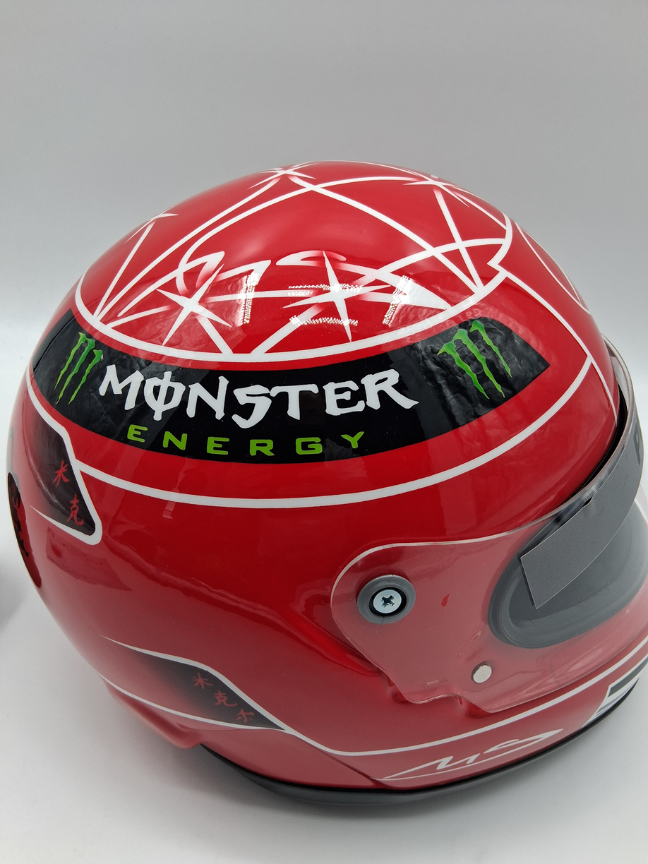 Michael Schumacher Formel 1 Helm Unterschrift und Echtheitszertifikat 1:1