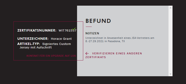 Basketball jersey Horace Grant signed NBA Chicago Bulls Coa XL