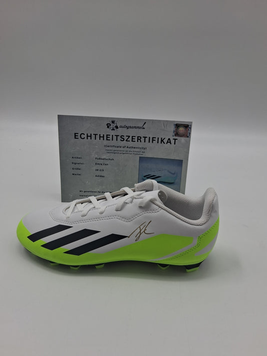 Fußballschuh Emre Can signiert Autogramm Bundesliga Adidas 38 2/3