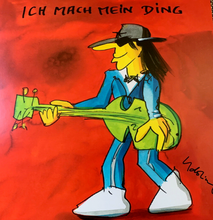 Udo Lindenberg limited screen printing Udopium art printing graphic signed