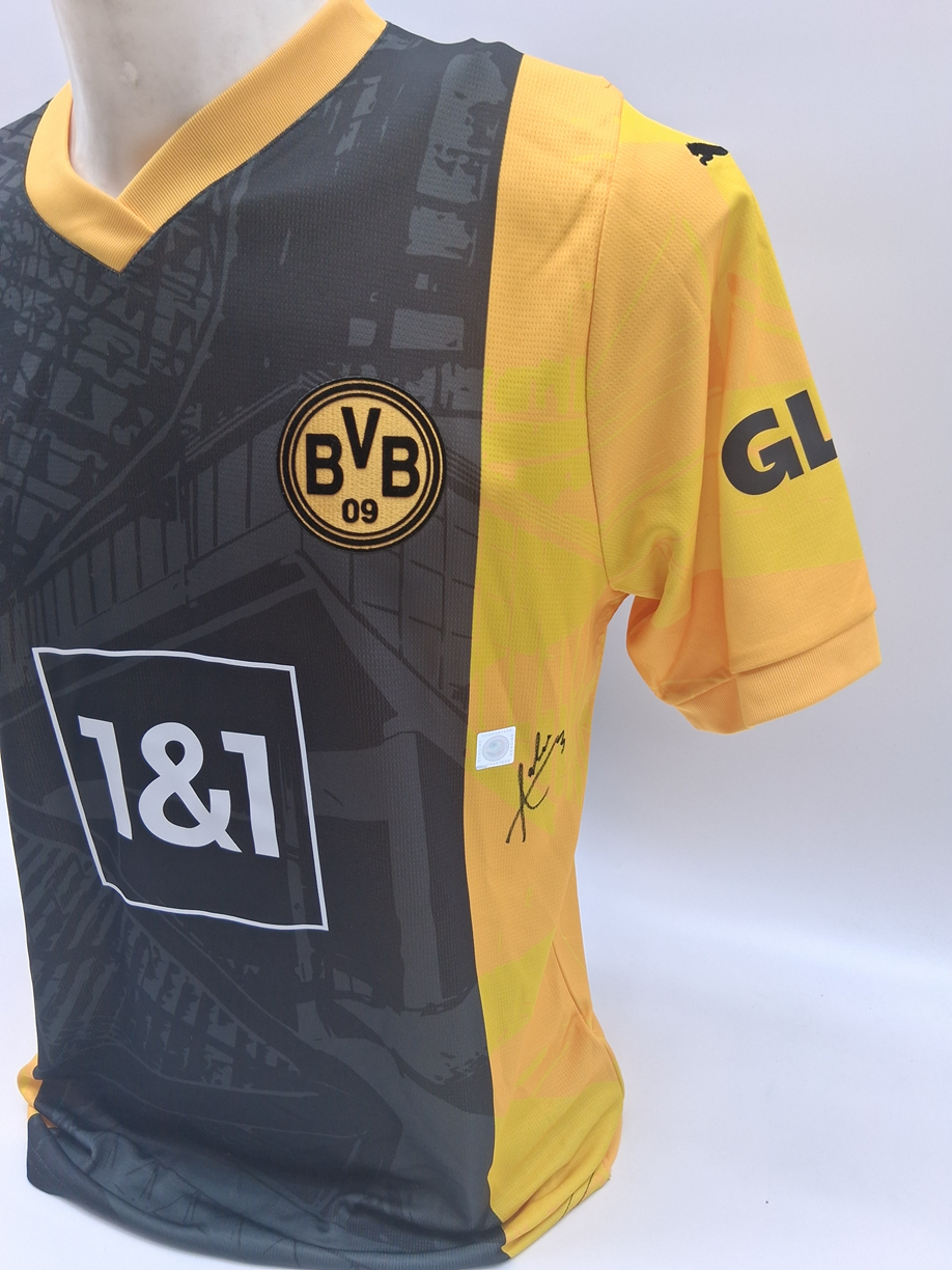 Borussia Dortmund Sondertrikot Waldemar Anton signiert Autogramm Puma BVB M