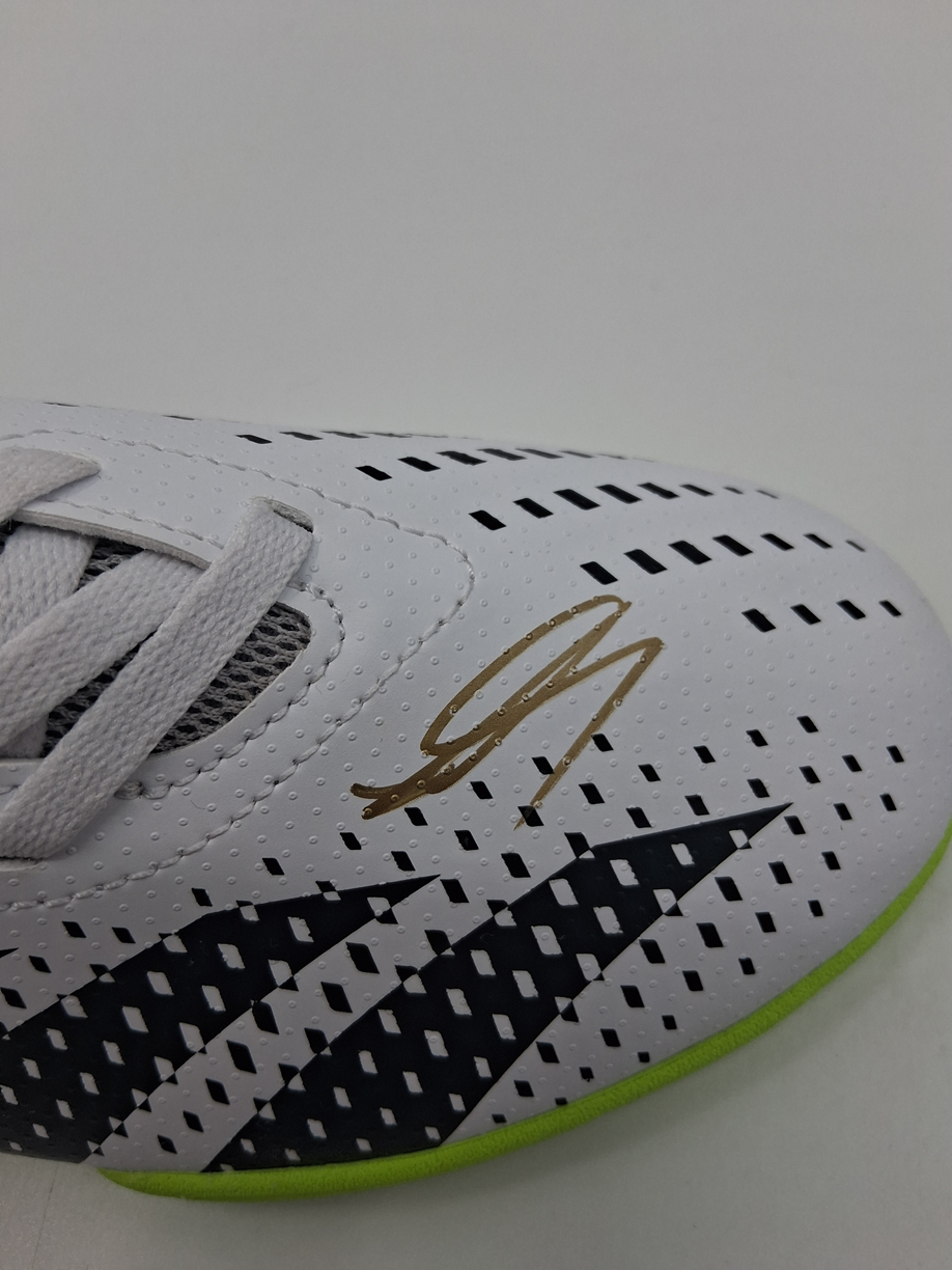 Football boots signed by Benjamin Henrichs, Bundesliga brand, Adidas size 38 2/3