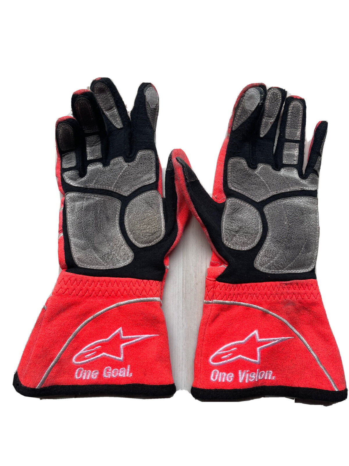 Michael Schumacher Formel 1 original getragene Fahrerhandschuhe signiert Autogramm