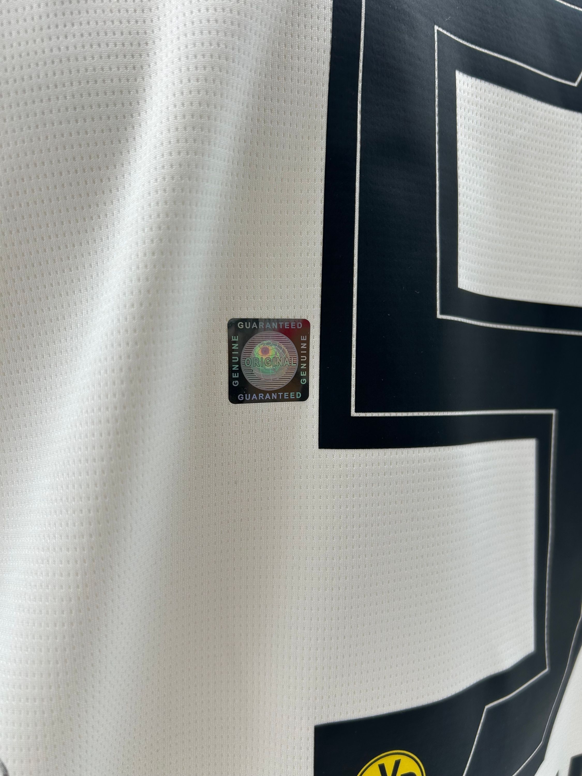 Borussia Dortmund jersey Ramy Bensebaini signed autograph BVB Puma XL