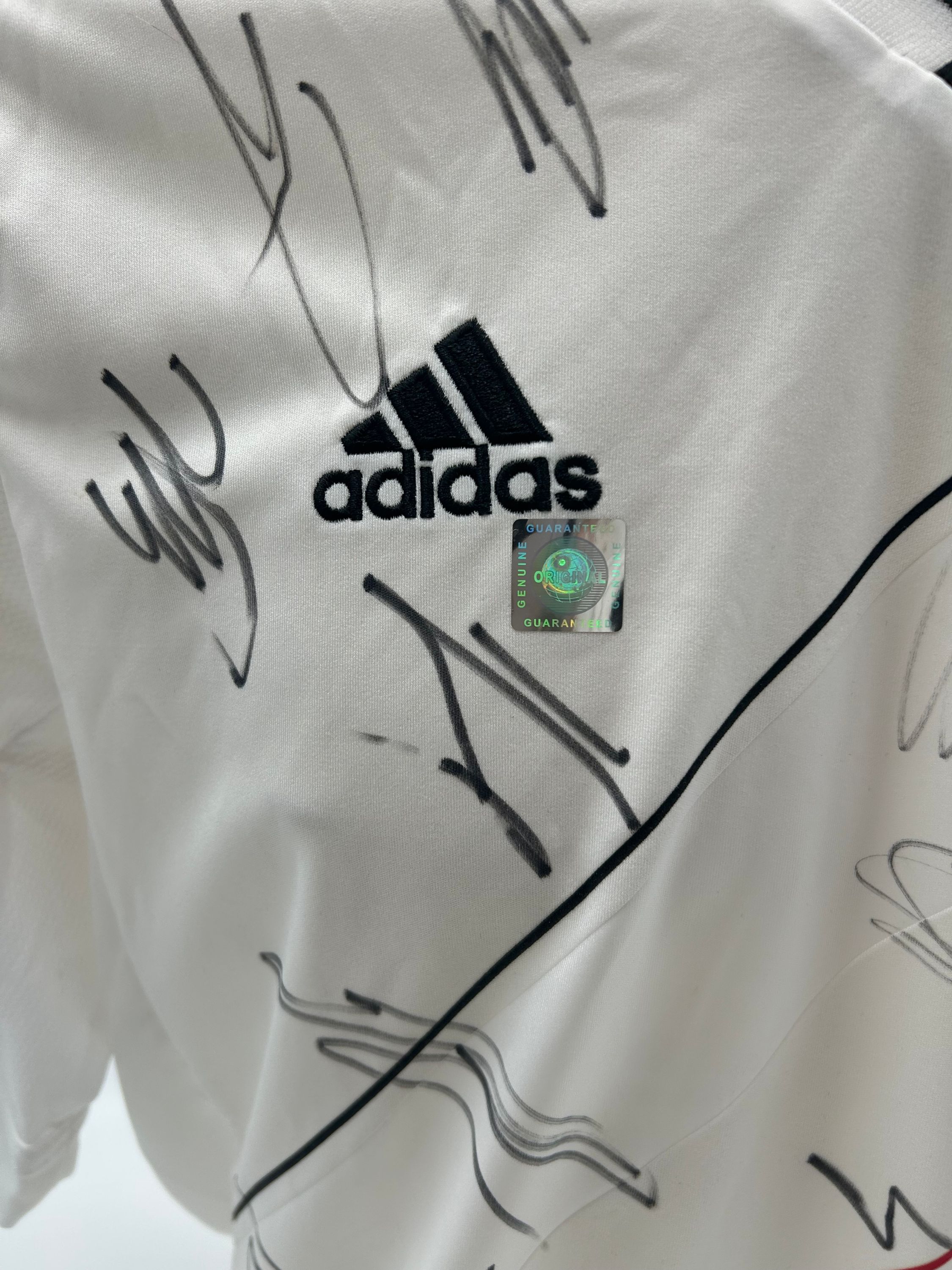 Germany jersey em 2012 team signed COA adidas dfb football autograph l