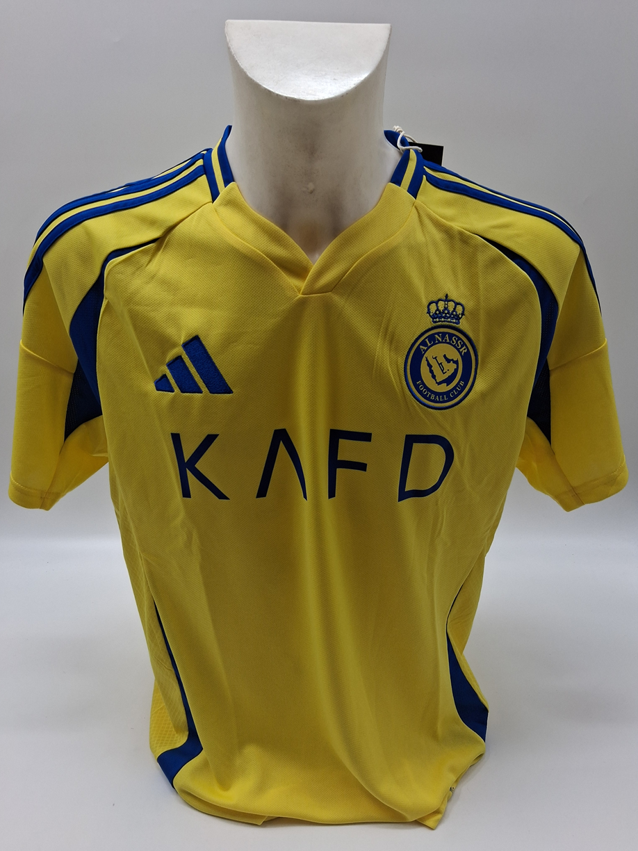 Al Nassr FC Trikot Cristiano Ronaldo signiert Autogramm Fußball COA L