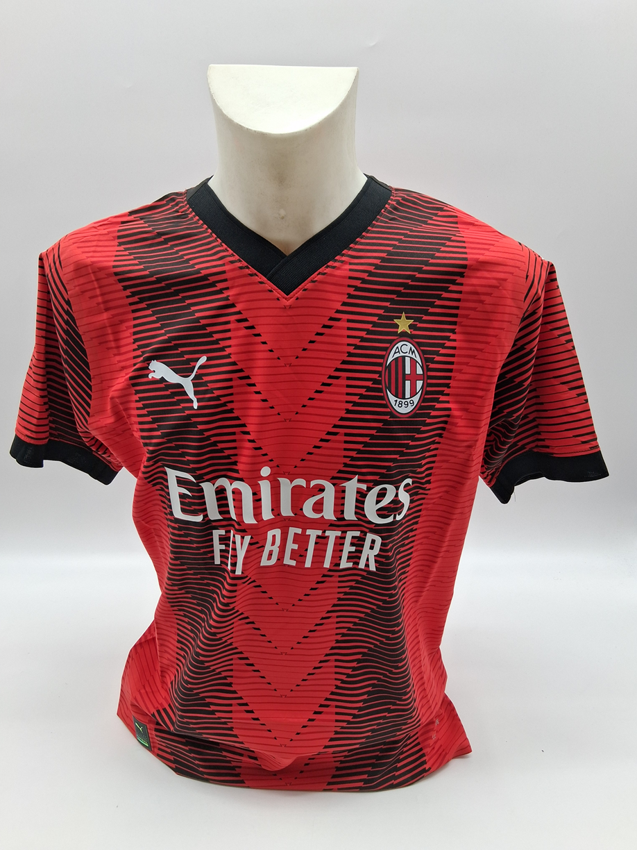 AC Mailand Authentic-Trikot Rafael Leao signiert Autogramm Puma COA S