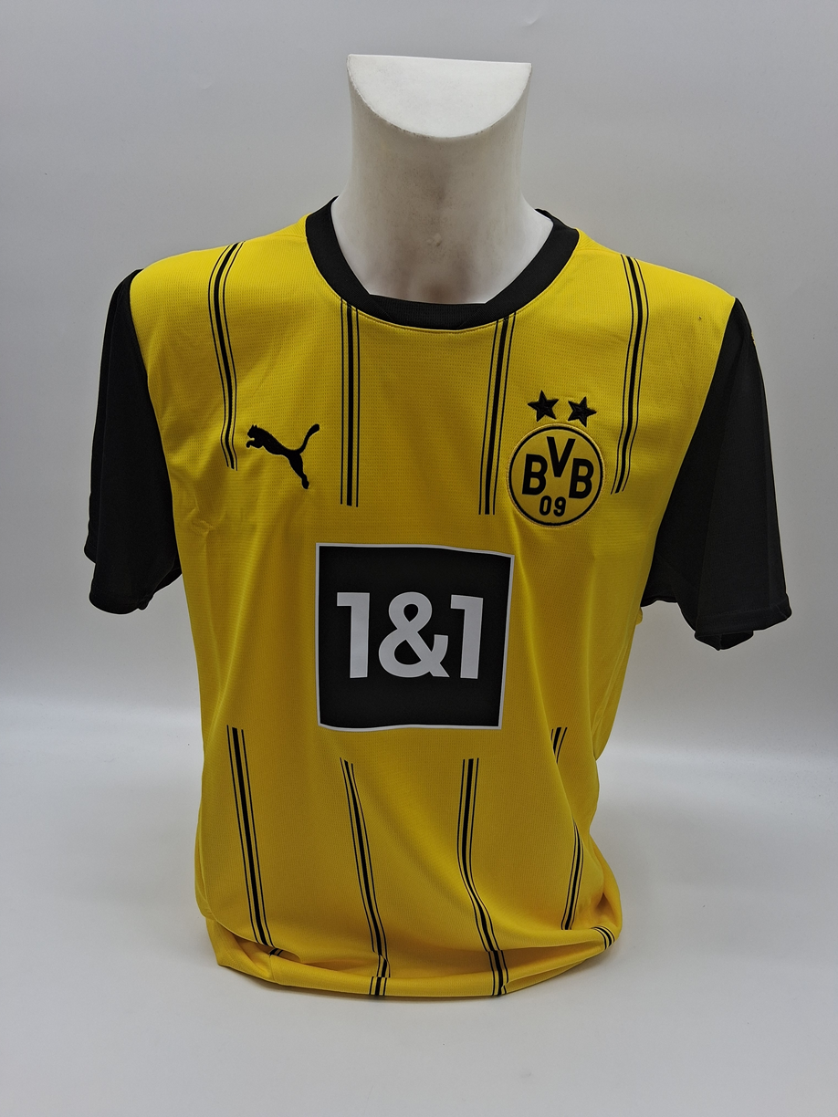 Borussia Dortmund jersey pascal large signed autograph bvb puma l