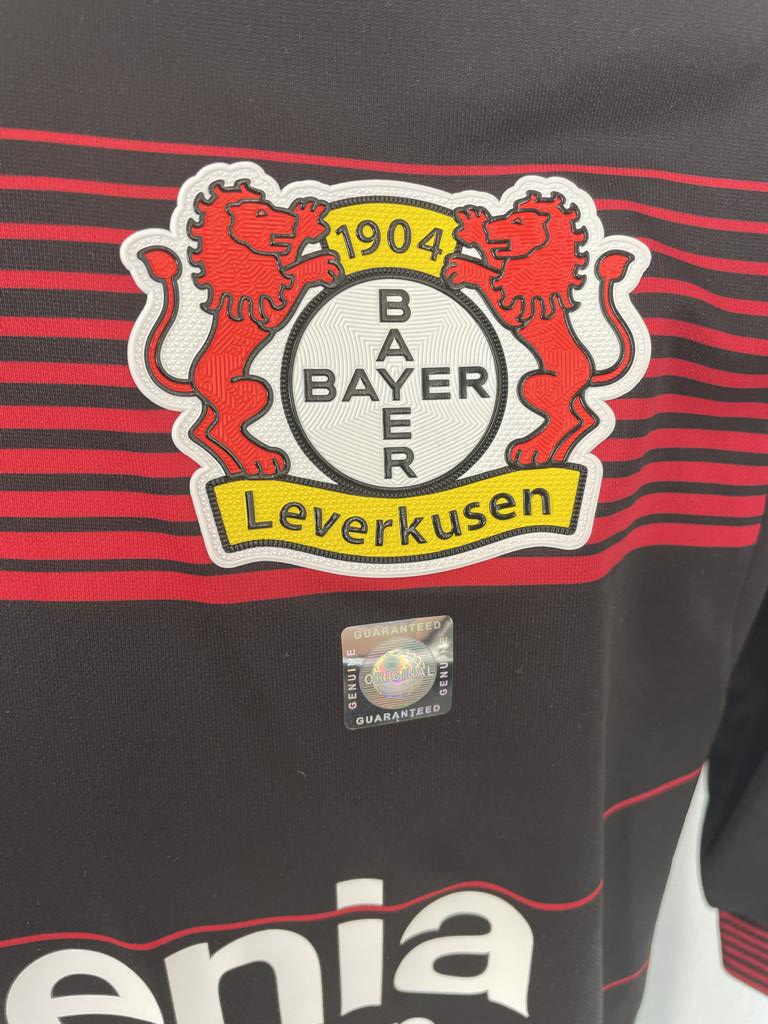 Bayer Leverkusen jersey Timothy Fosu-Mensah signed autograph football coa jako l