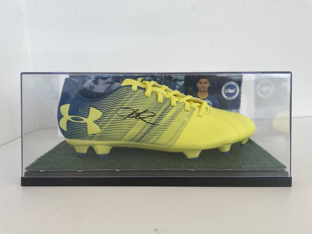 Football shoe Dahoud signed autograph under Armor Brighton & Hove Albion