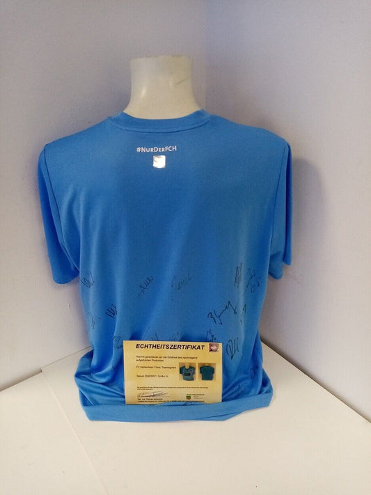 FC Heidenheim Trikot 20/21 Teamsigniert Fußball Autogramm Unterschrift Nike XL