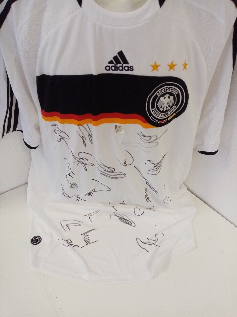 Germany jersey em 2008 team signed euro autograph football dfb adidas xxl