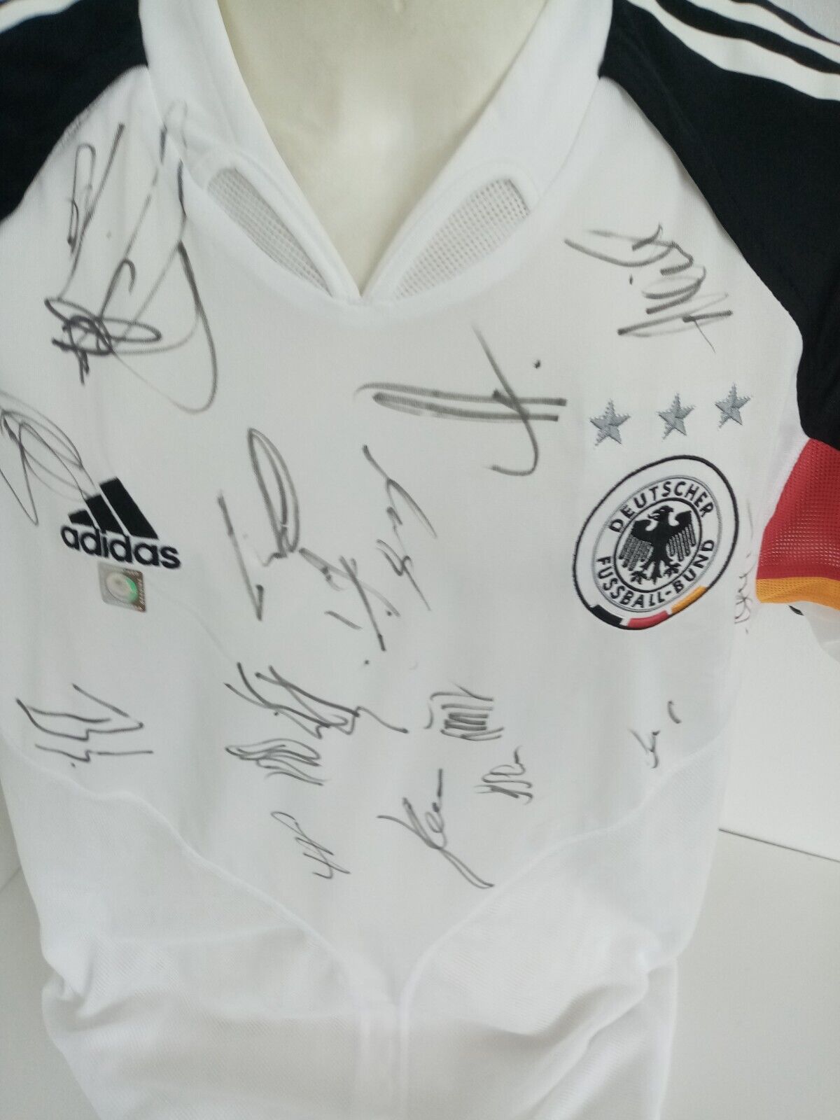Germany jersey em 2004 team signed DFB football autograph euro adidas new l