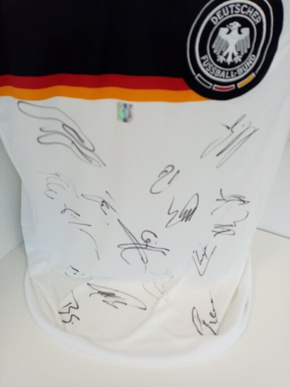 Deutschland Trikot EM 2008 Teamsigniert COA Autogramm Fußball DFB Adidas Neu L