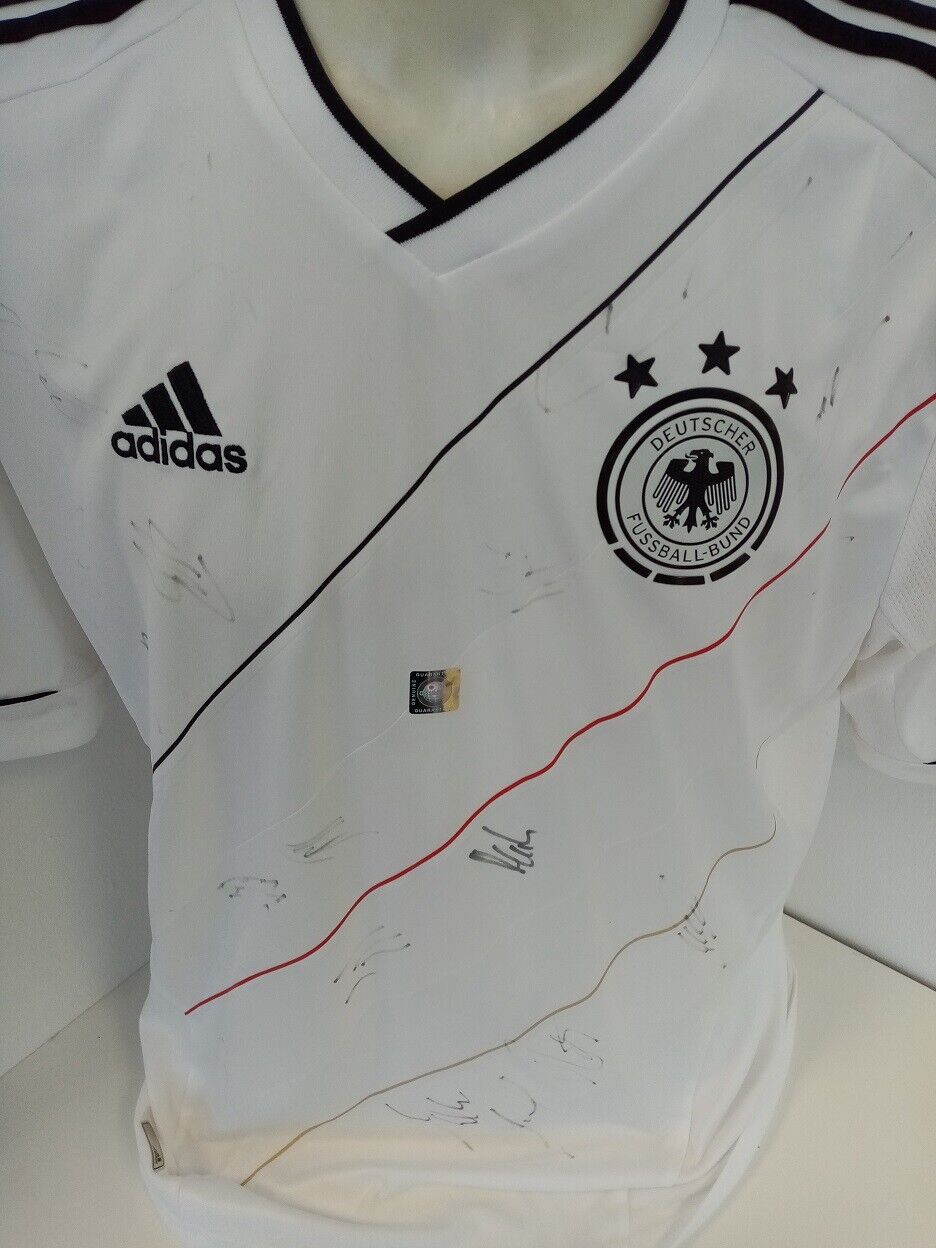 Deutschland Trikot EM 2012 Teamsigniert Autogramm Fußball DFB Adidas Euro L