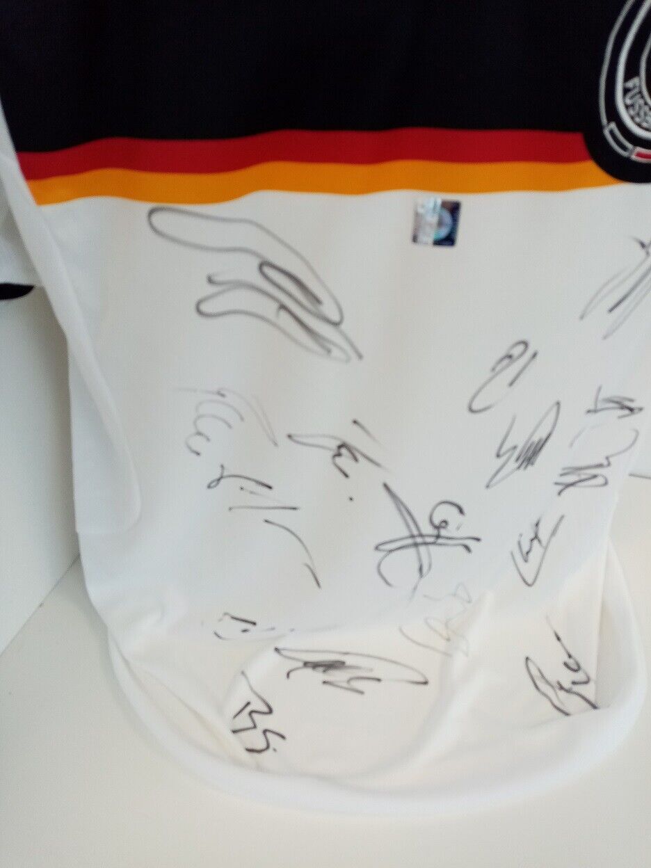 Germany jersey em 2008 team signed COA autograph football dfb adidas new l