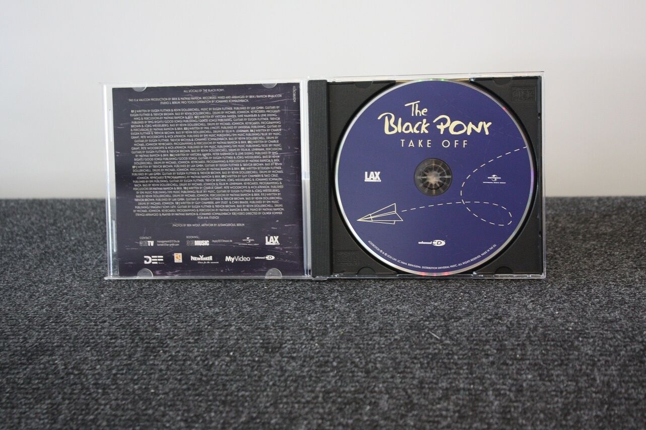 CD, Black Pony signed, take off, music, autograph, charts, song, singing, band
