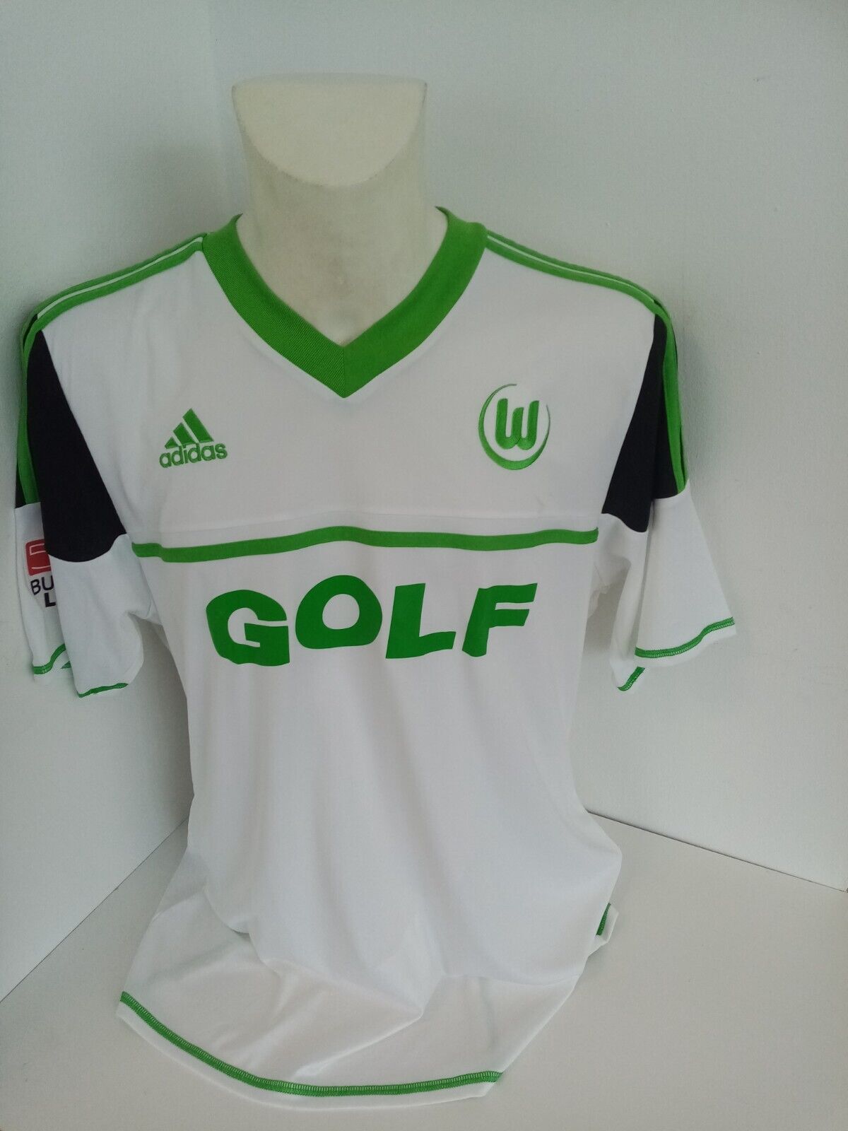 VfL Wolfsburg jersey fagner signed autograph bundesliga football adidas XL