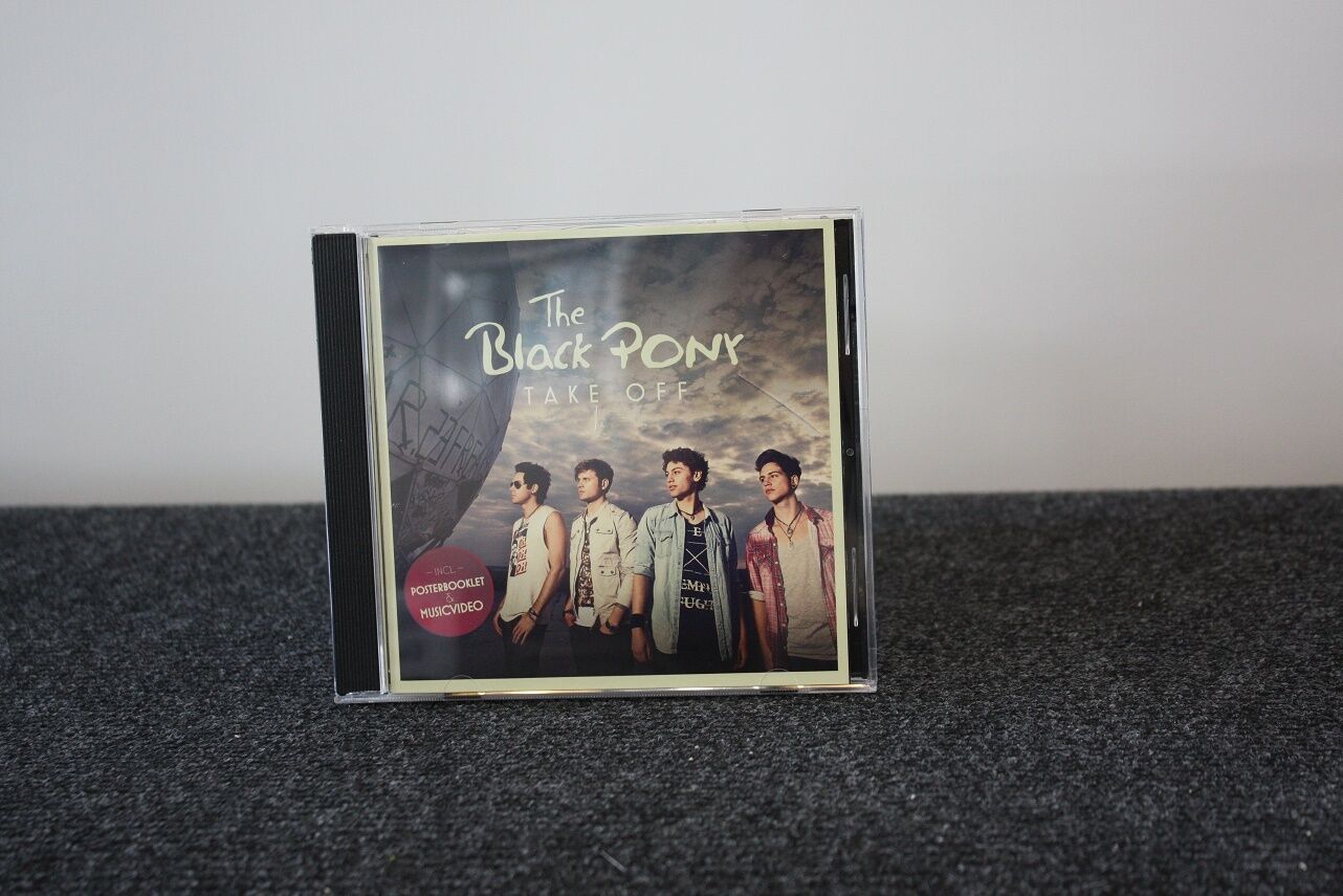 CD, Black Pony signed, take off, music, autograph, charts, song, singing, band