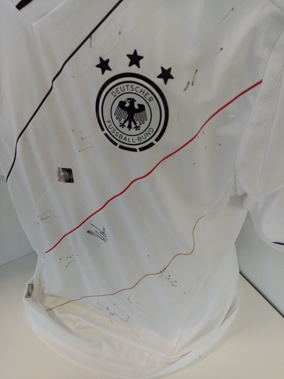 Deutschland Trikot EM 2012 Teamsigniert Autogramm Fußball DFB Adidas Euro L