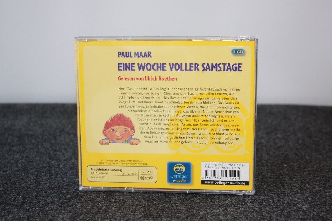CD, Ulrich Noethen signed, a week full of Saturdays, film, television, Sams
