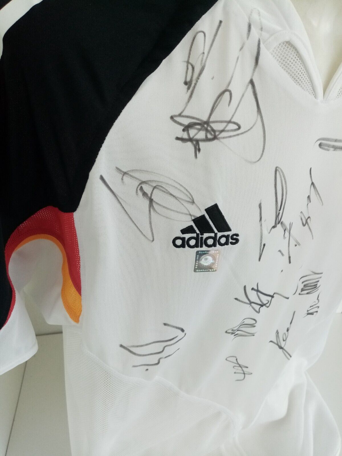 Germany jersey em 2004 team signed DFB football autograph euro adidas new l
