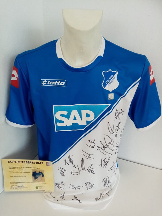 1899 Hoffenheim Trikot 14/15 Teamsigniert Autogramm Fußball Bundesliga Lotto 164